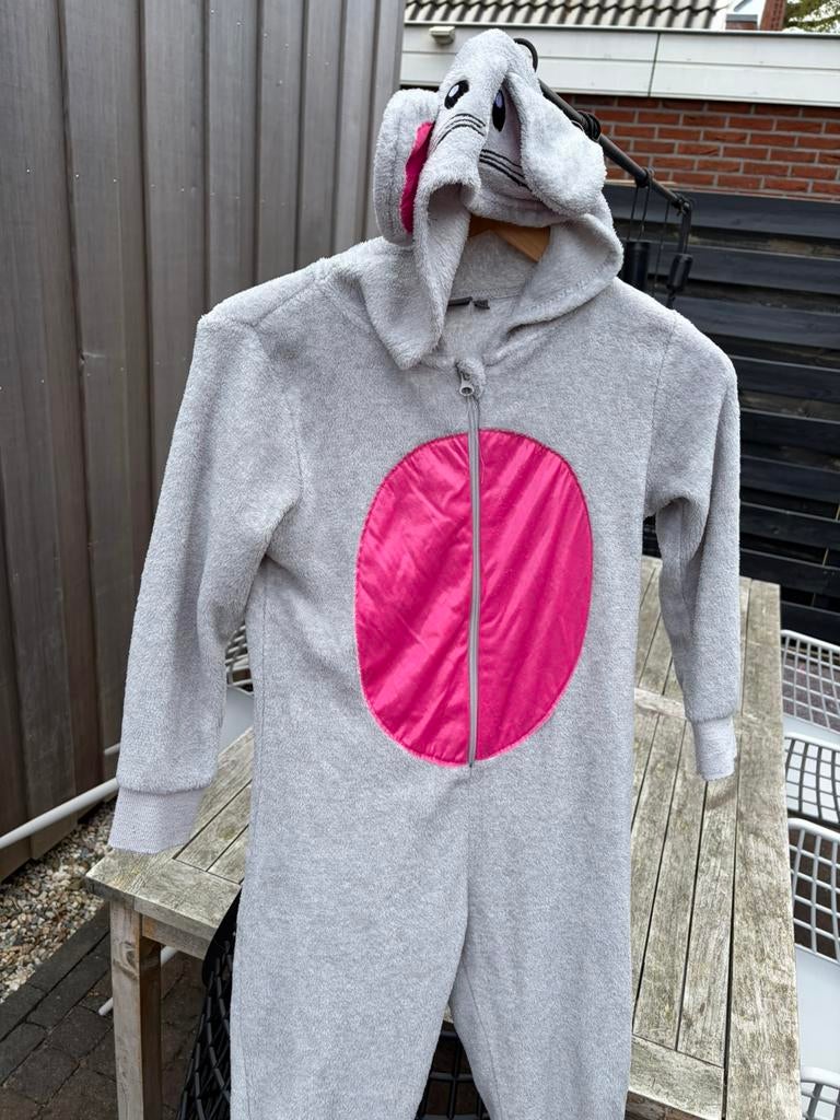 Onesie konijn, maat 134/140, Ophalen of Verzenden, Zo goed als nieuw, Maat 34 (XS) of kleiner