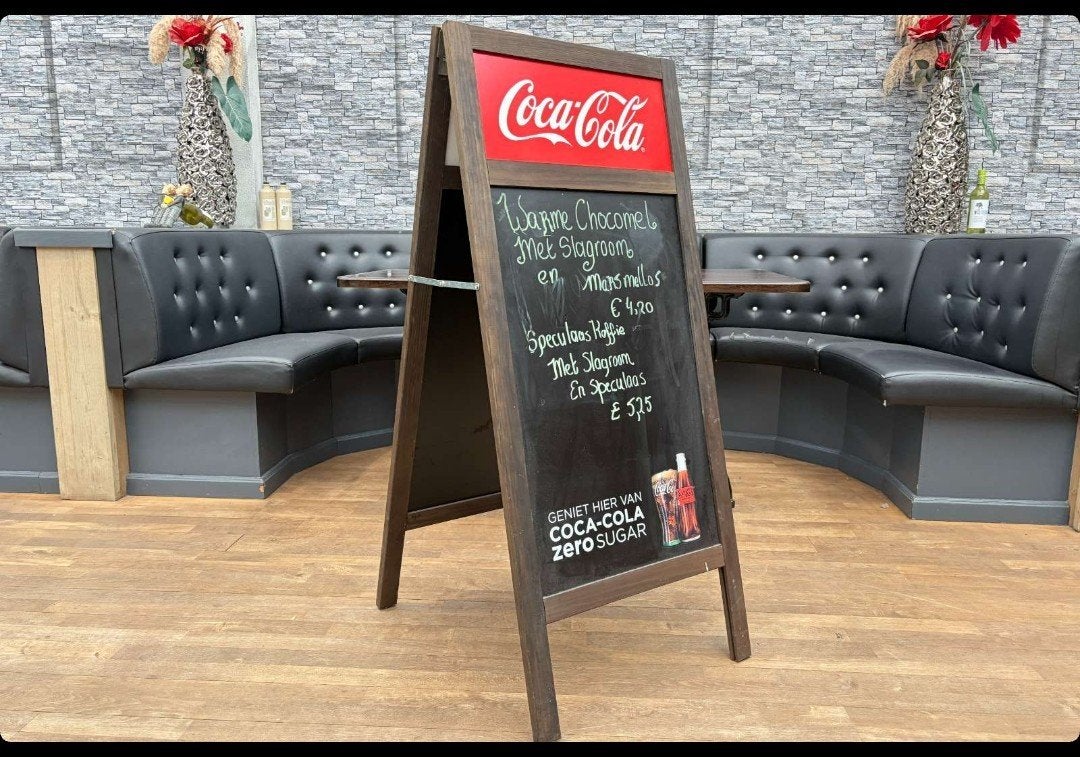 Coca-Cola A-frame stoepbord - Horeca/Decoratie, Ophalen of Verzenden