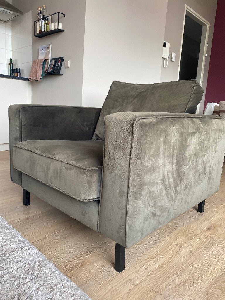 WOOOD fauteuil, Huis en Inrichting, Ophalen, Zo goed als nieuw, 75 tot 100 cm, Minder dan 150 cm
