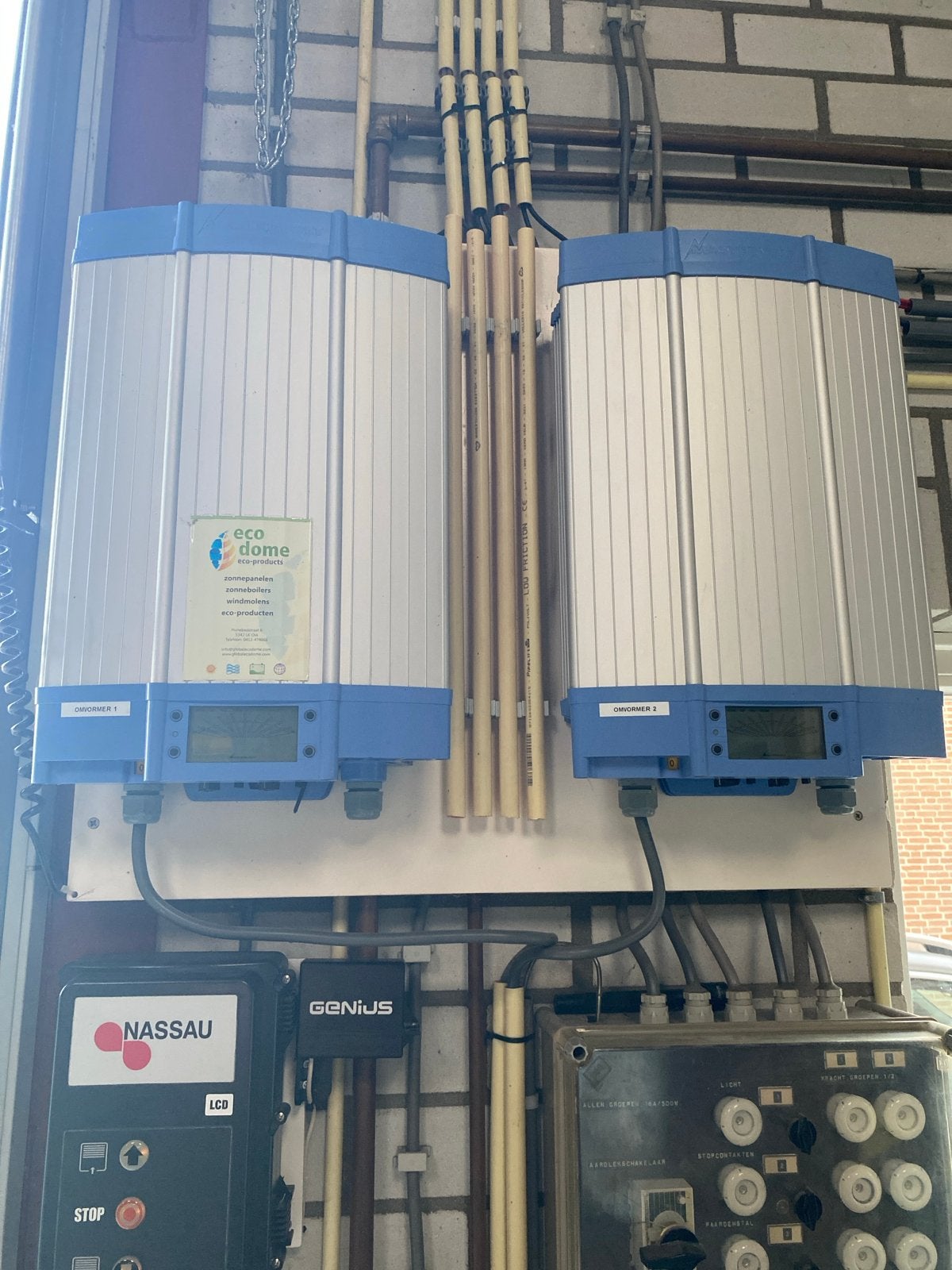 Mastervolt omvormers zonnepanelen (2 stuks), Doe-het-zelf en Verbouw, Ophalen, Gebruikt, Overige typen, 200 wattpiek of meer
