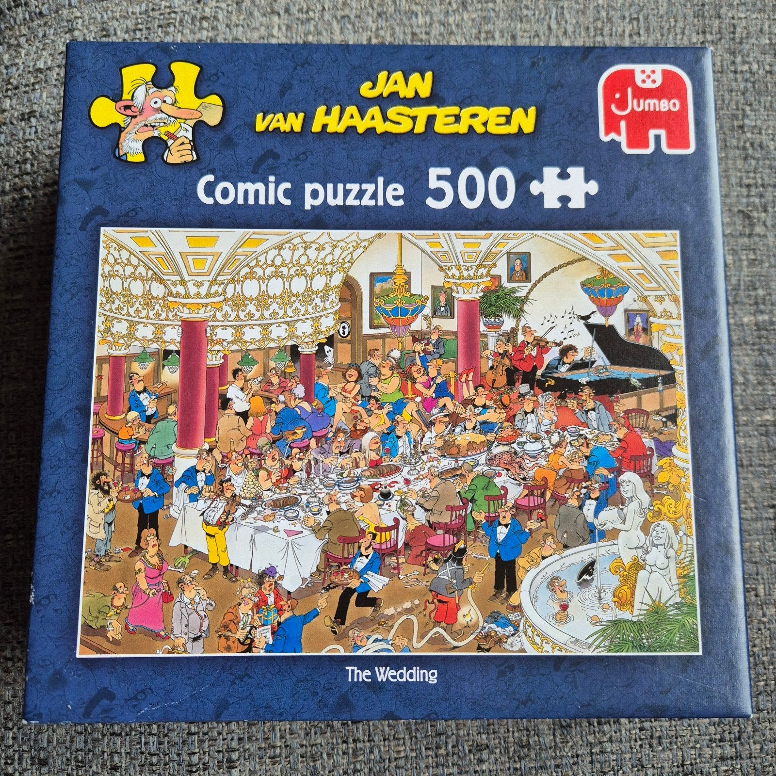 Jan van Haasteren Comic Puzzle - The Wedding 500 stukjes, Ophalen of Verzenden, Zo goed als nieuw, Jumbo Group