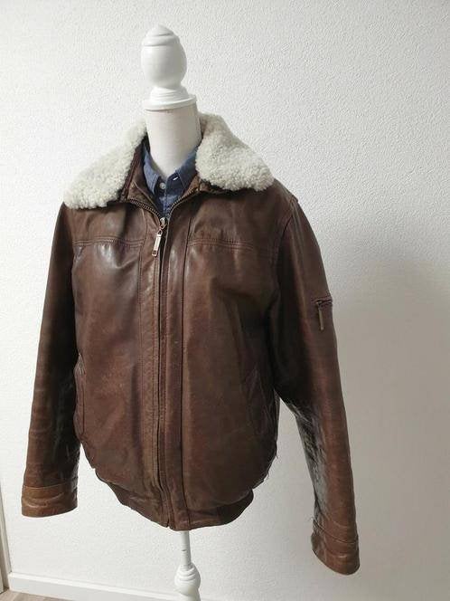 Heren (echt) leren jas, Bruin, Arrow 1851 USA, maat M, Kleding | Heren, Jassen | Winter, Bruin, Maat 48/50 (M), Arrow, Ophalen of Verzenden