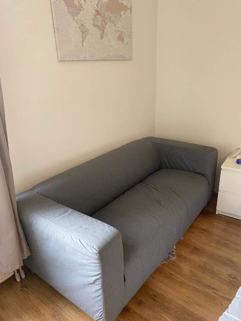 Ikea Bank Klippan gratis afhalen, Huis en Inrichting, Banken | Bankstellen, Ophalen, Gebruikt, 150 tot 200 cm, Tweepersoons