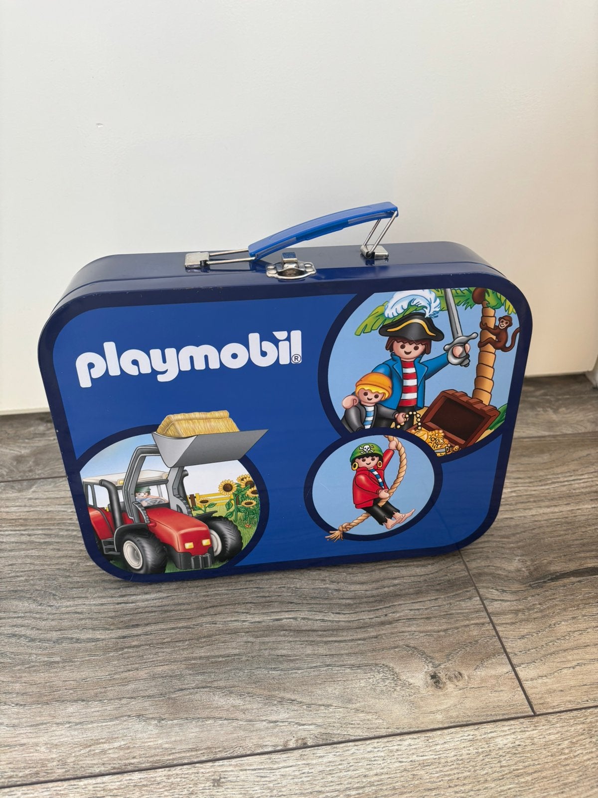 Playmobil puzzels in koffer!, Ophalen of Verzenden, Meer dan 50 stukjes, Gebruikt, 4 tot 6 jaar