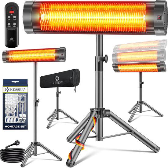 Heerlijke infrarood terras verwarmer, Draaibaar, Nieuw, Wand, Ophalen