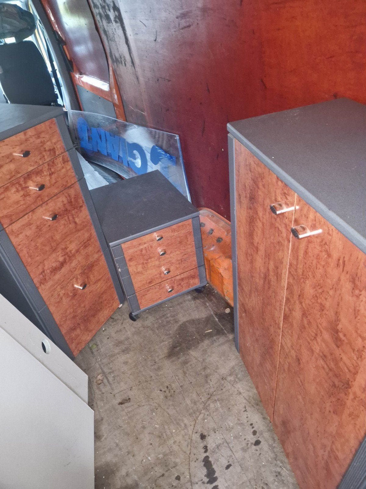 Set van 3 kantoorkasten - ladeblok en archiefkasten, Ophalen of Verzenden, Gebruikt