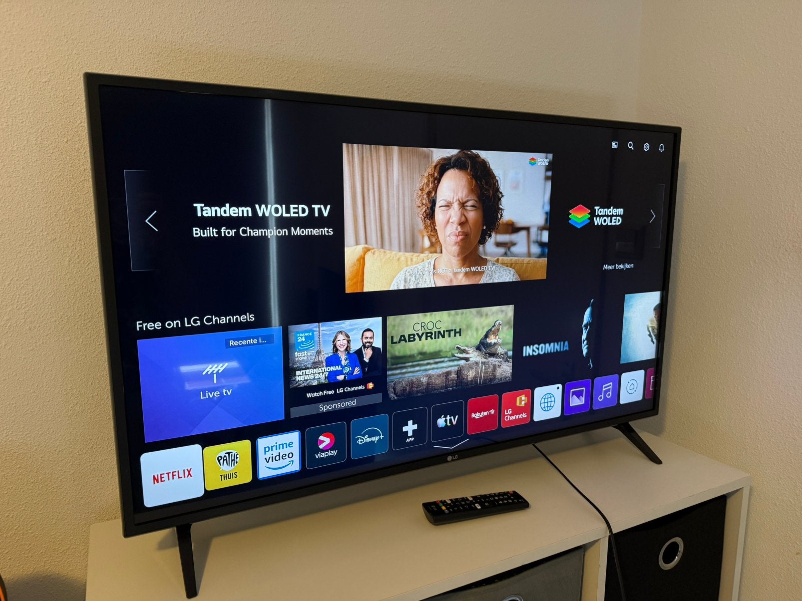 LG 4K Smart TV - 43 inch, Ophalen, 50 Hz, LCD, Zo goed als nieuw