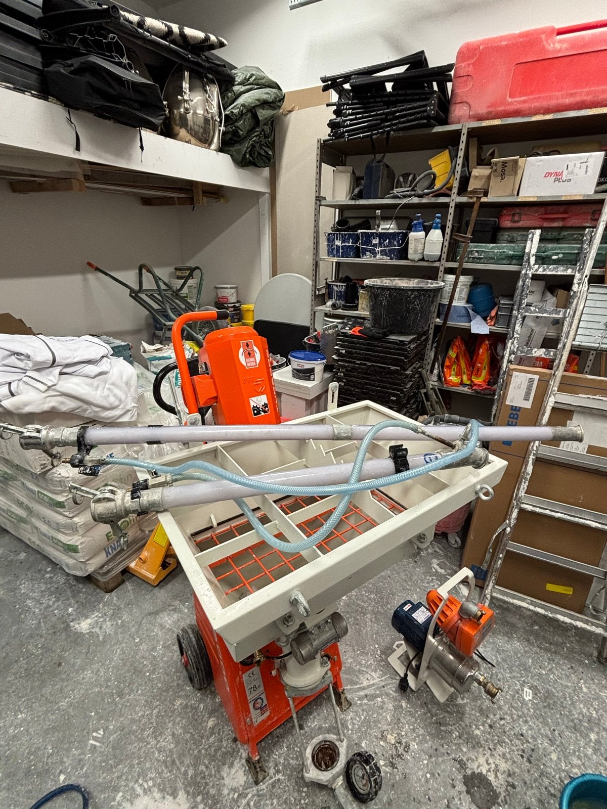 PFT Ritmo L Turbo Stucmachine met toebehoren, Ophalen