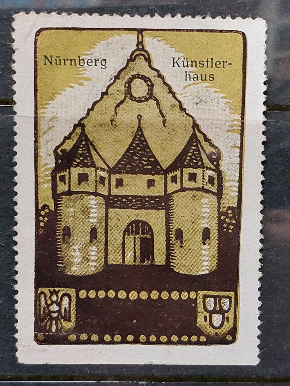 Duitsland sluitzegel Künstlerhaus Nürnberg, Ophalen of Verzenden, Overige periodes, Postfris