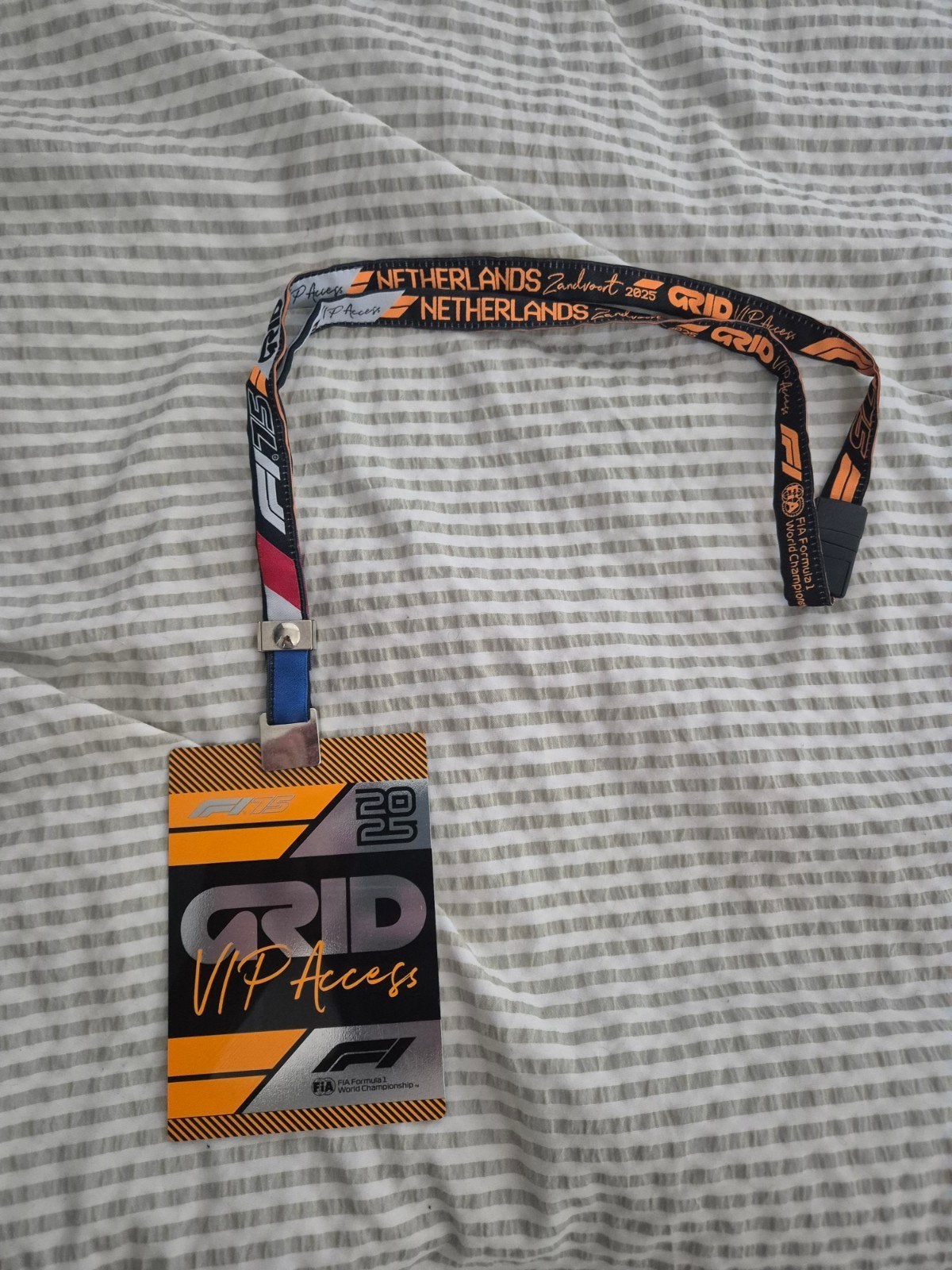 VIP GRID ACCES  PAS ZANDVOORT DUTCH GP 2025 ZELDZAAM !!!!!!!, Ophalen, Nieuw, Formule 1