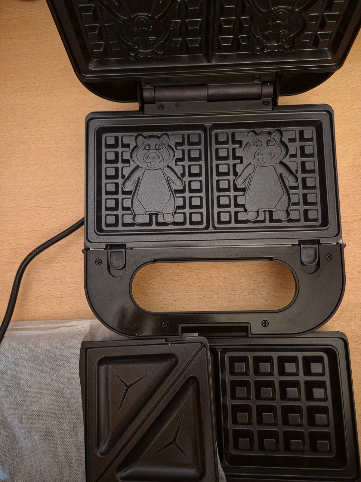 Blue Home tosti ijzer nieuw, Ophalen of Verzenden, Uitneembare platen, Nieuw