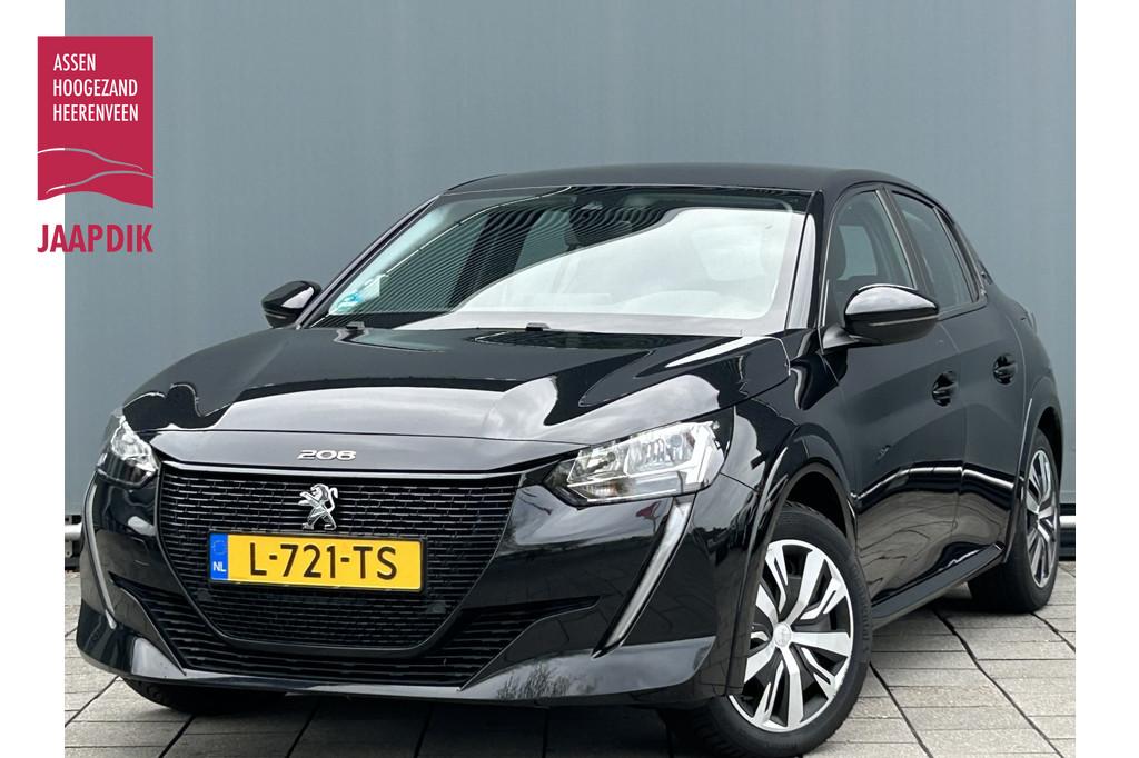 Peugeot e-208 BWJ 2021 | EV 136PK Active 50 kWh | CLIMATE CO, Gebruikt, Zwart, 24 min, Zwart