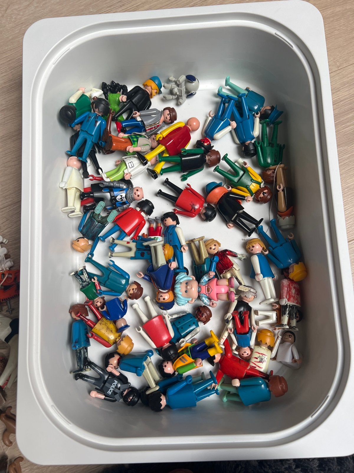 50 Playmobil poppetjes met diverse accessoires, Ophalen of Verzenden, Gebruikt, Losse onderdelen, Figuren