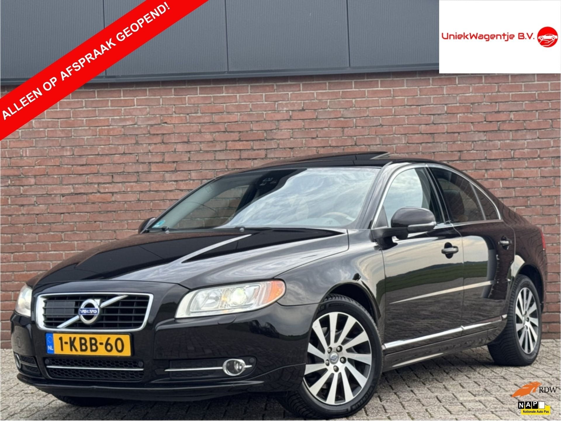 Volvo S80 3.0 T6 AWD SUMMUM | NL-AUTO! | LEDER! | TREKHAAK!, Euro 5, Gebruikt, 2953 cc, 2000 kg