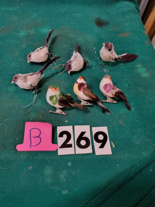 kerst vogels op klem papier 7x [b269], Diversen, Kerst, Ophalen of Verzenden, 'T Olde Gre-j, Info@toldegrej.nl, Endepoelstraat 20f Didam