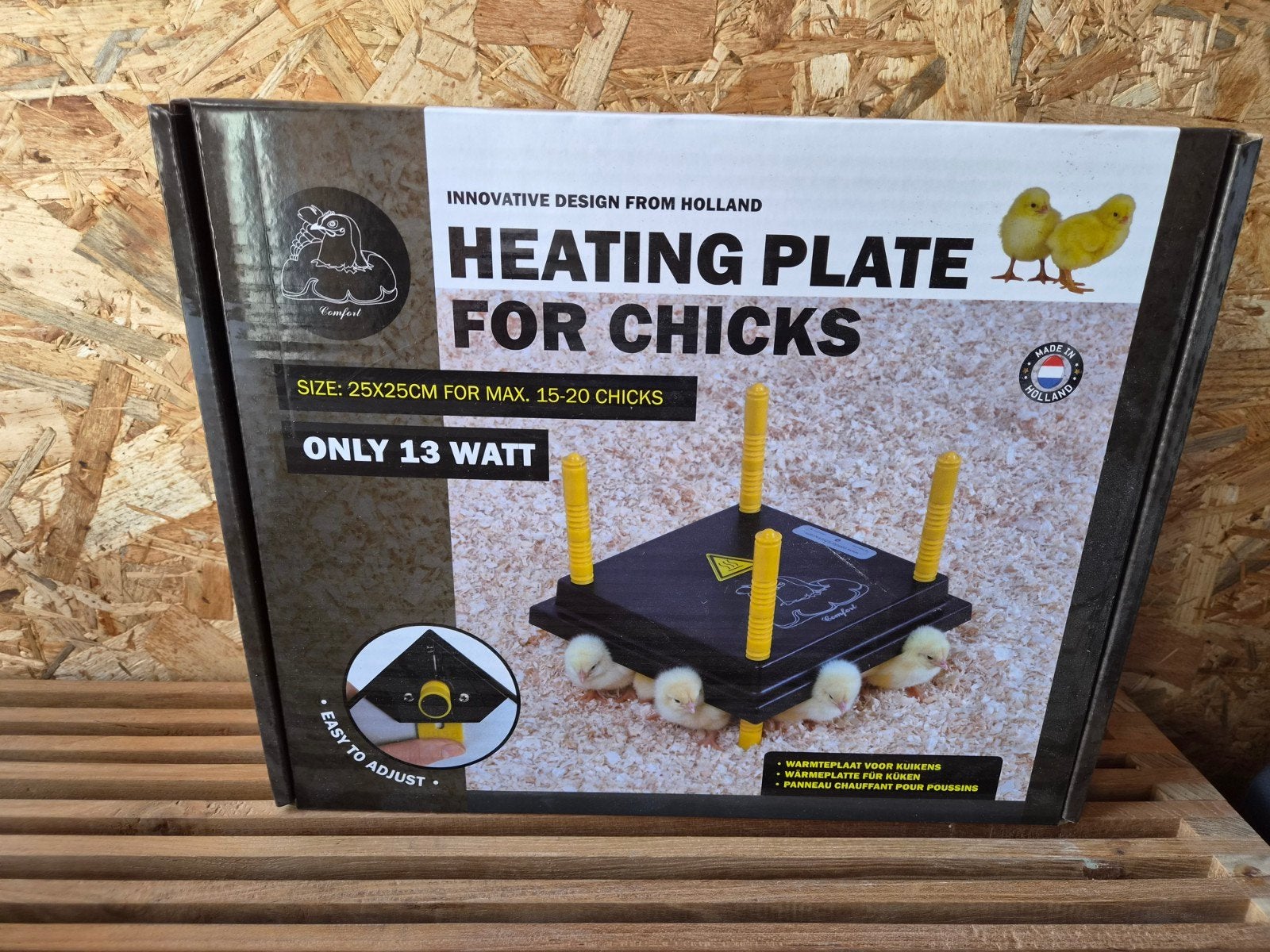 Comfort Warmteplaat voor kuikens 25x25 cm / 2x gebruikt, Dieren en Toebehoren, Ophalen, Overige typen