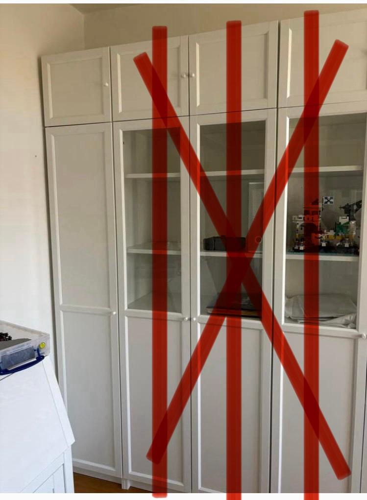 Billy OXBERG kast deur 40x192cm ZGAN, Huis en Inrichting, Kasten | Boekenkasten, Ophalen, Minder dan 50 cm, Zo goed als nieuw