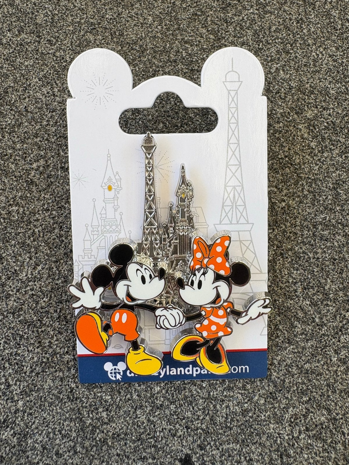 Nieuwe Disney Pin: Mickey & Minnie Mouse Eiffeltoren, Ophalen of Verzenden, Mickey Mouse, Nieuw, Overige typen