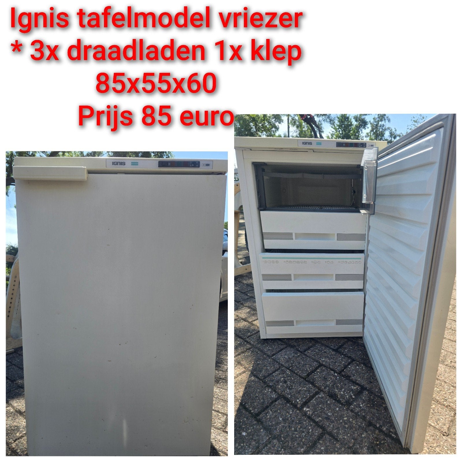 Vriezers koelkasten koelvries combinaties LEZEN!!!, Ophalen, Minder dan 60 cm
