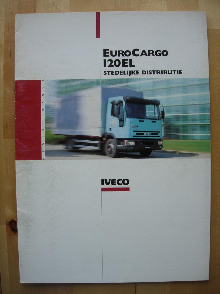 Iveco EuroCargo 1999 Brochure – 120EL, Boeken, Iveco, Ophalen of Verzenden, Zo goed als nieuw, Overige merken