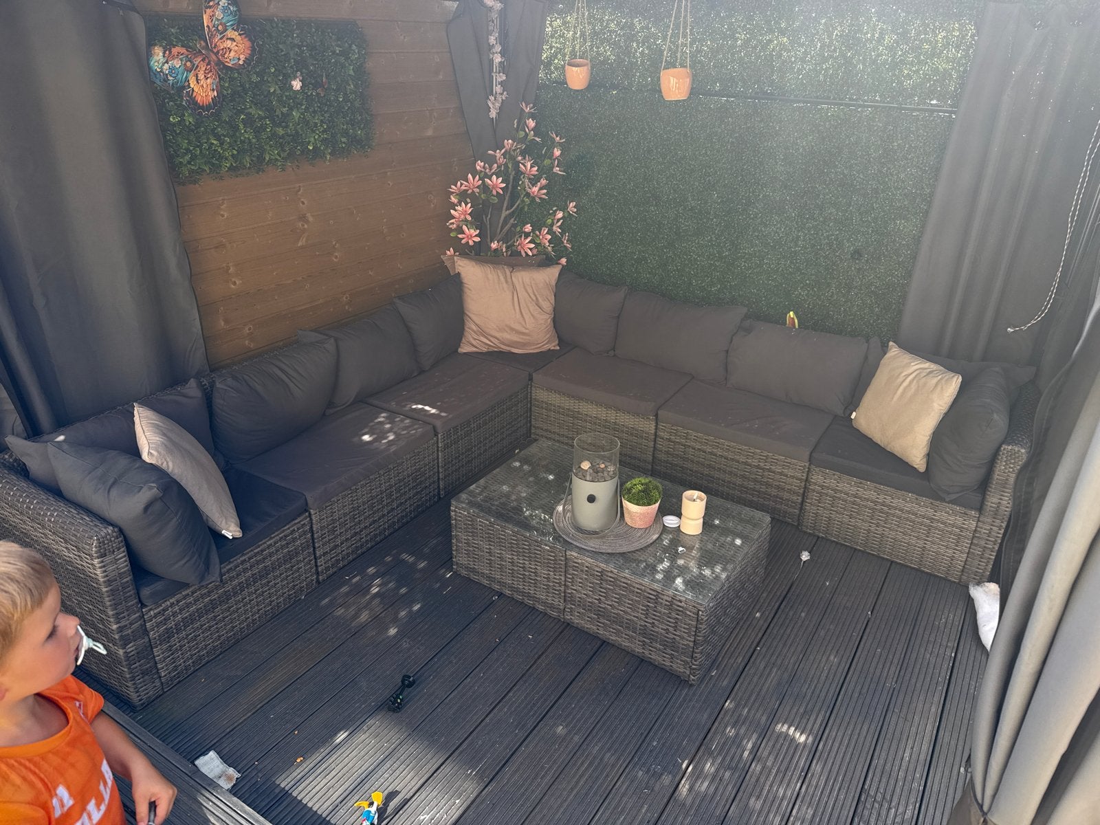 loungeset, Ophalen, Kunststof, Zo goed als nieuw, Loungeset