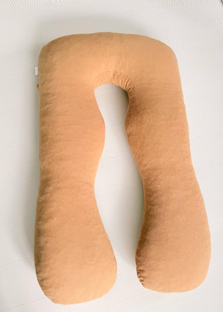 MeraLife Zwangerschapskussen (U-Vorm) - Beige - Zo goed als, Ophalen, Zo goed als nieuw