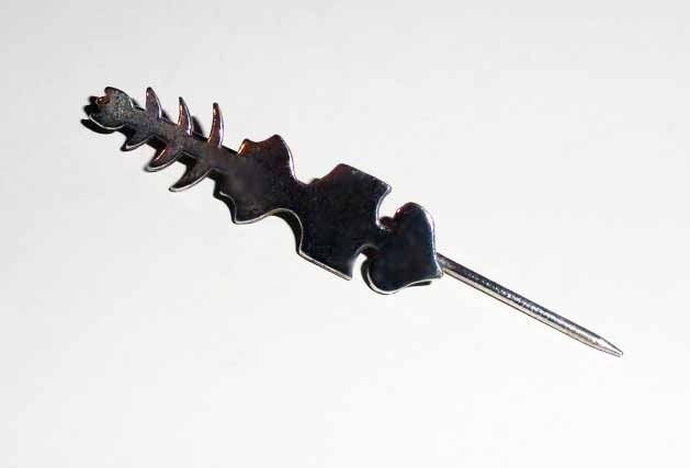 Speldje Zilver Speld Stiepelteken Twents, Ophalen of Verzenden, Zo goed als nieuw, Dier of Natuur, Speldje of Pin