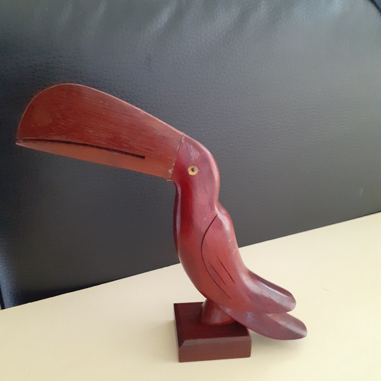 Houten beeldje "Toekan", vogel, Ophalen of Verzenden