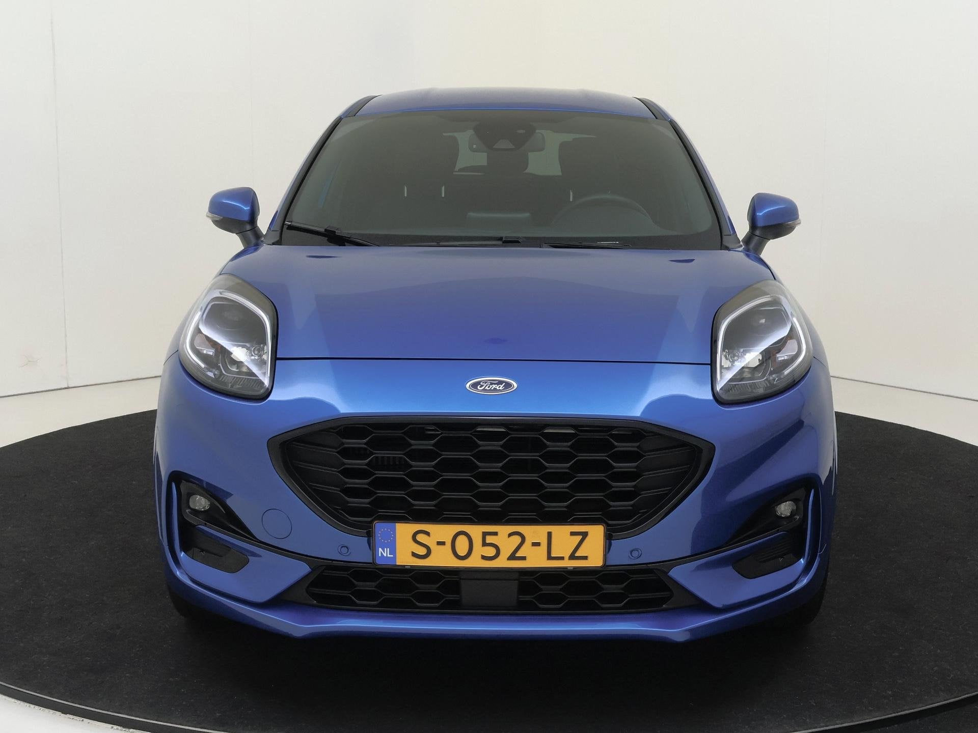 Ford Puma 1.0 EcoBoost Hybrid Titanium X Airco | Navigatie |, Auto's, Voorwielaandrijving, Euro 6, Blauw, 1219 kg