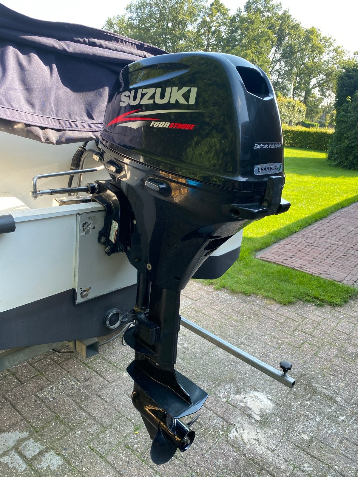 Suzuki DF20 PK Buitenboordmotor - Langstaart - 100 uur, Ophalen, 10 tot 30 pk, Gebruikt, Viertaktmotor