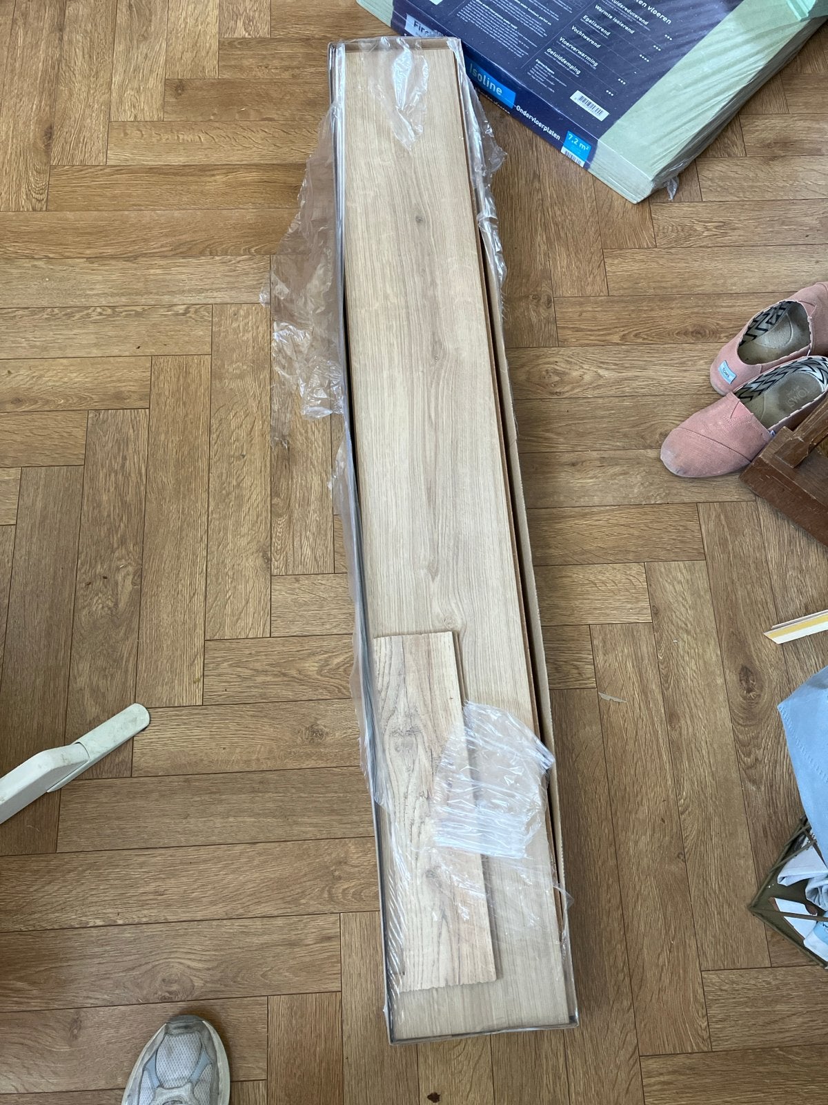 Nieuw laminaat, eikenlook, Bruynzeel, Ophalen, Nieuw, Minder dan 5 m², 10 tot 30 cm