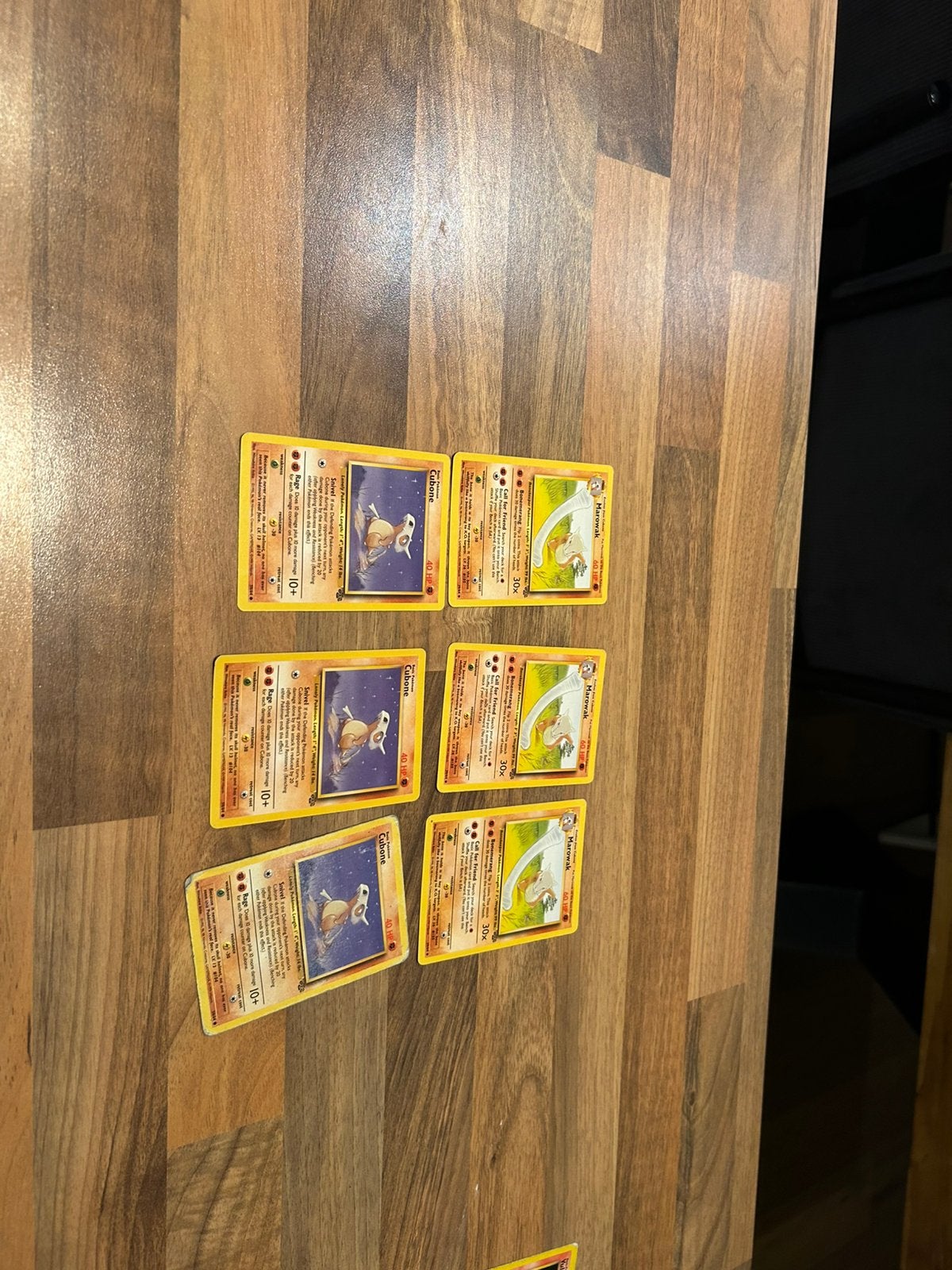 Cubone en Marowak, Ophalen, Meerdere kaarten