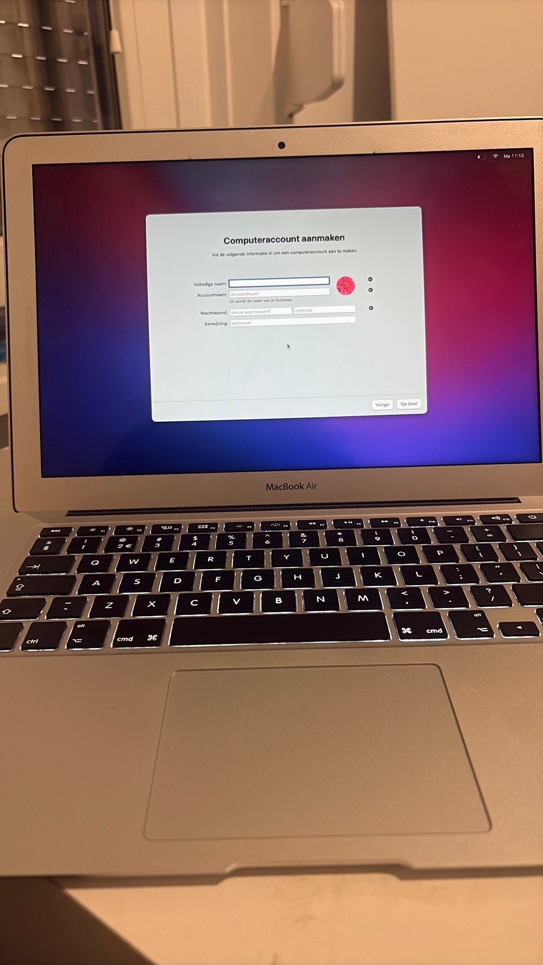 Macbook 2017 air, Computers en Software, Apple Macbooks, 13 inch, Minder dan 2 Ghz, Ophalen of Verzenden, Zo goed als nieuw