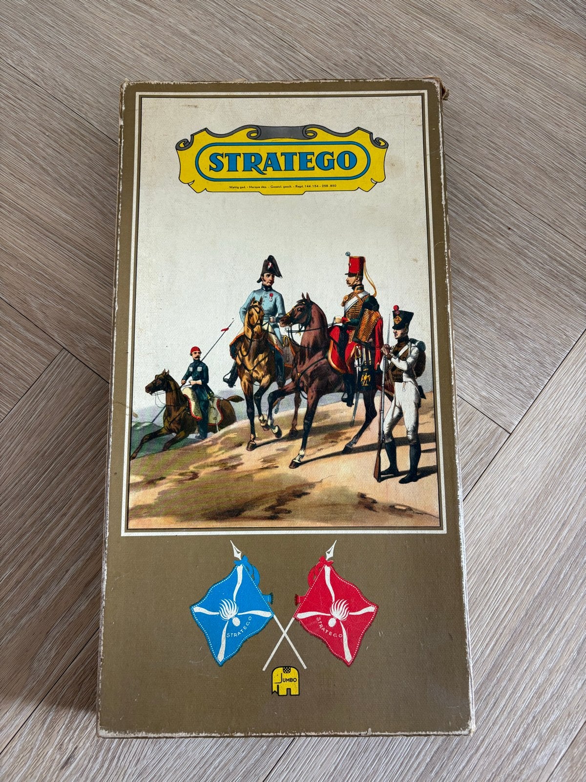Stratego bordspel - Klassieke editie, Een of twee spelers, Ophalen of Verzenden, Gebruikt