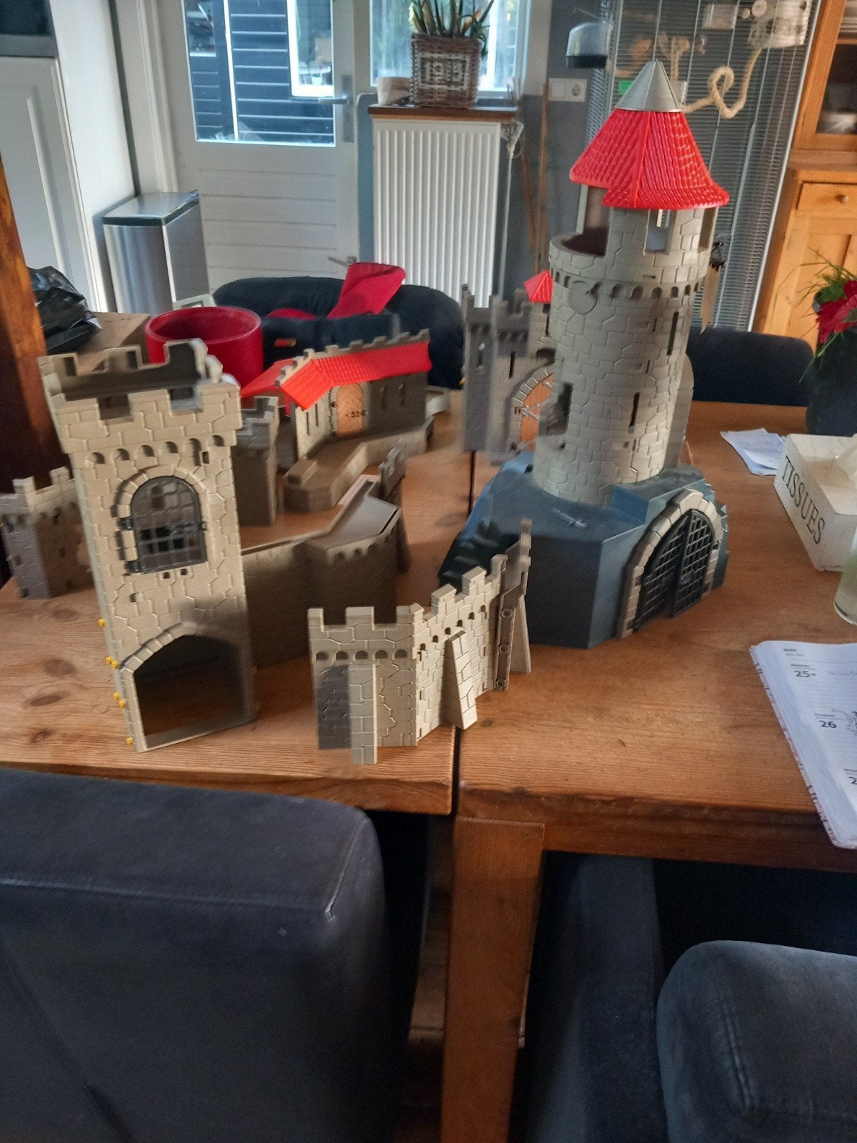 Kasteel playmobiel, Ophalen