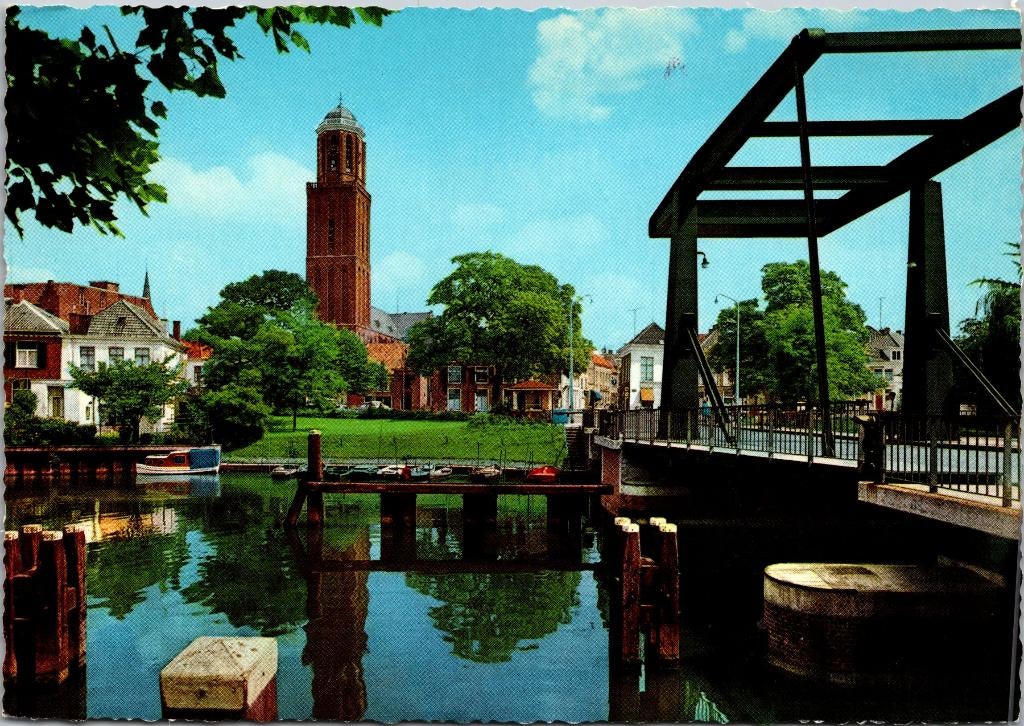 Zwolle - Kamperpoortenbrug met Peperbus, Verzamelen, Verzenden, 1960 tot 1980, Ongelopen, Overijssel