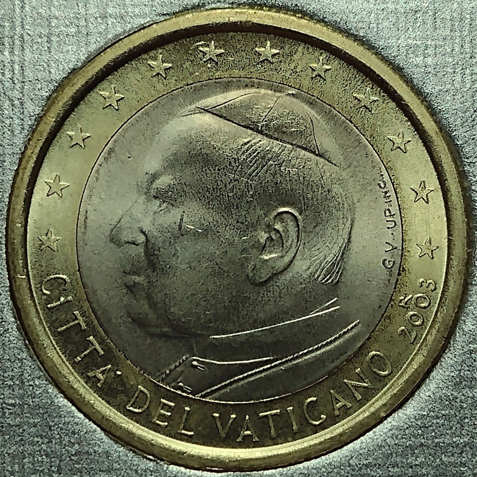 1 Euro - Vaticaan - 2003, Ophalen of Verzenden, Vaticaanstad, 1 euro, Losse munt