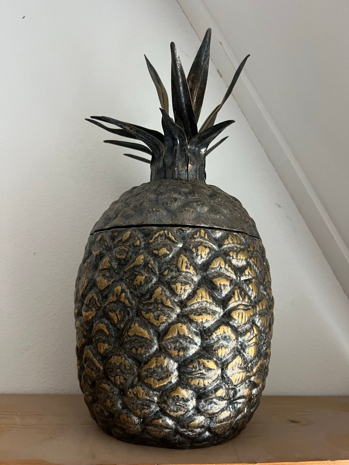 Vintage ananas ijsemmer/decoratie, Ophalen of Verzenden