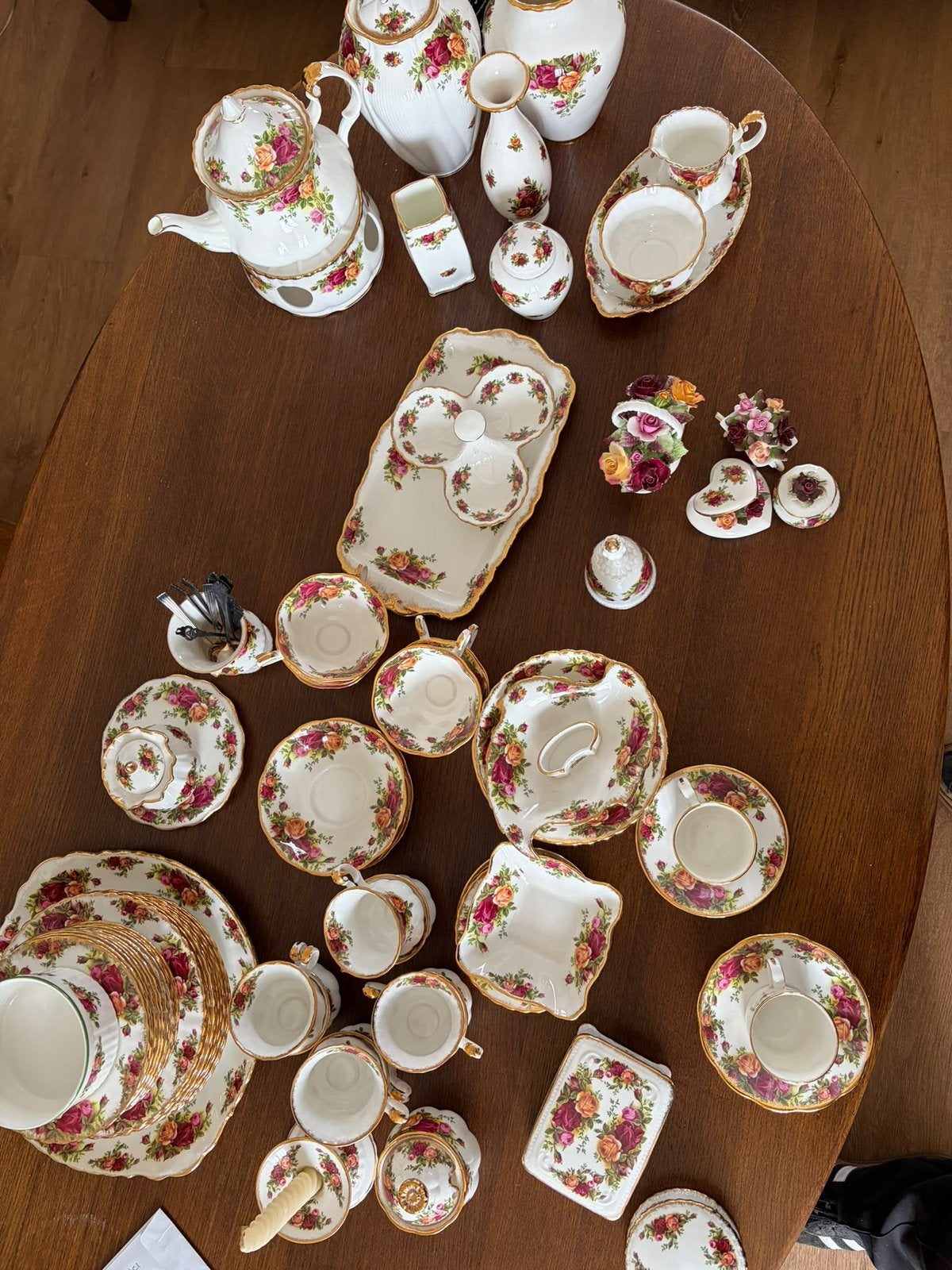 Royal albert service, Ophalen