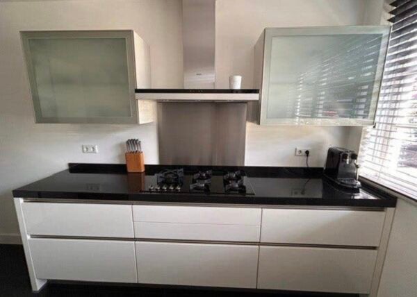 ✨LUXE DUITSE ROTPUNKT KEUKEN MET KOOKEILAND+APPARATUUR✨, Ophalen, Wit, Graniet of Steen, Dubbelwandige keuken