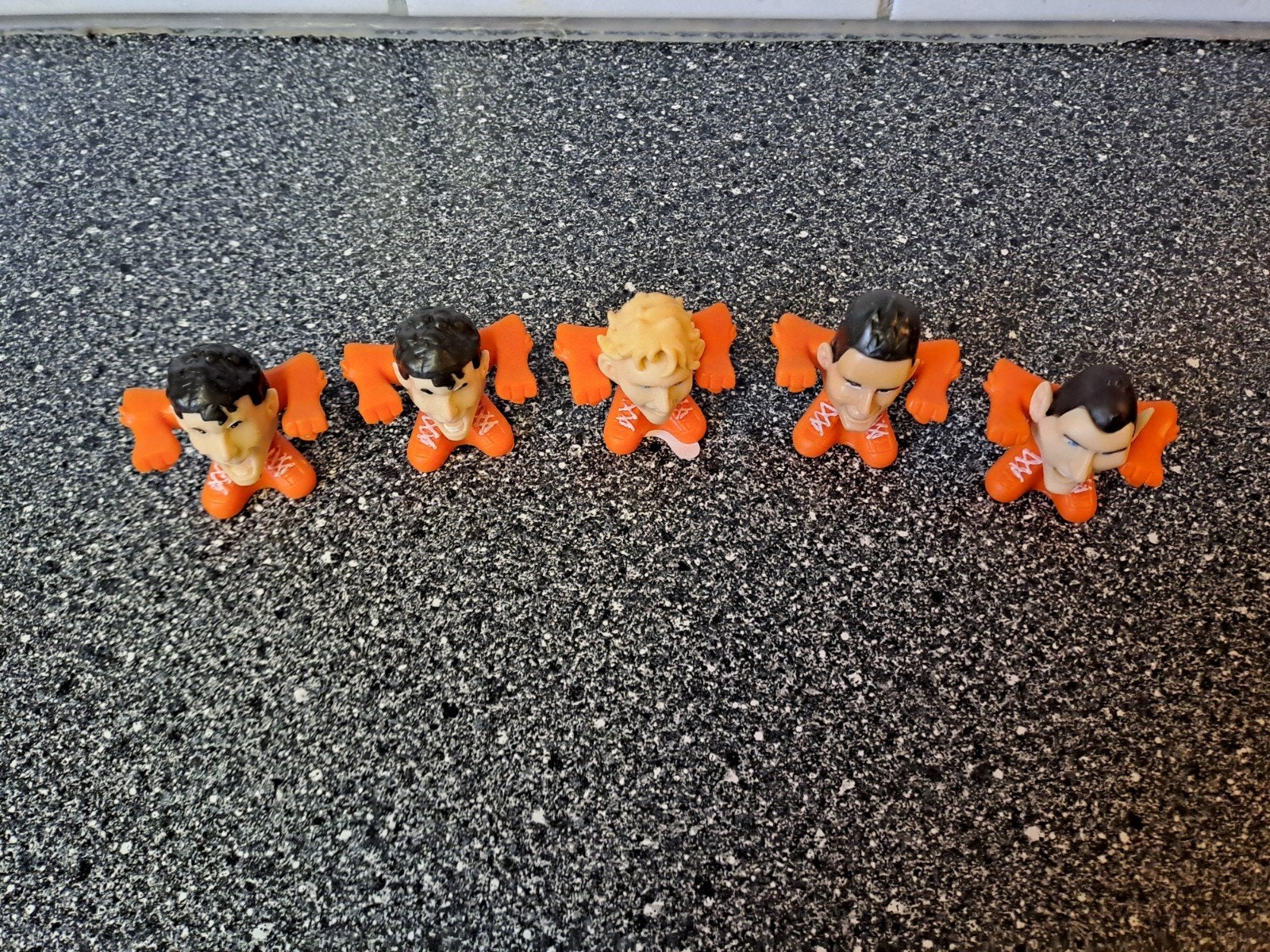 Oranje vintage juichvogeltjes c1000 (5 stuks), C1000, Onbekend, Ophalen of Verzenden, Onbekend