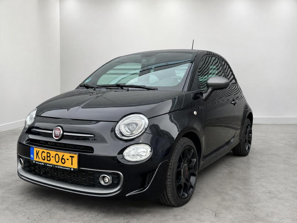 Fiat 500 0.9 Sport 2017 Zwart | 1e eig | Onderhoudshistorie, Auto's, Fiat, Voorwielaandrijving, Zwart, Leder, Bedrijf