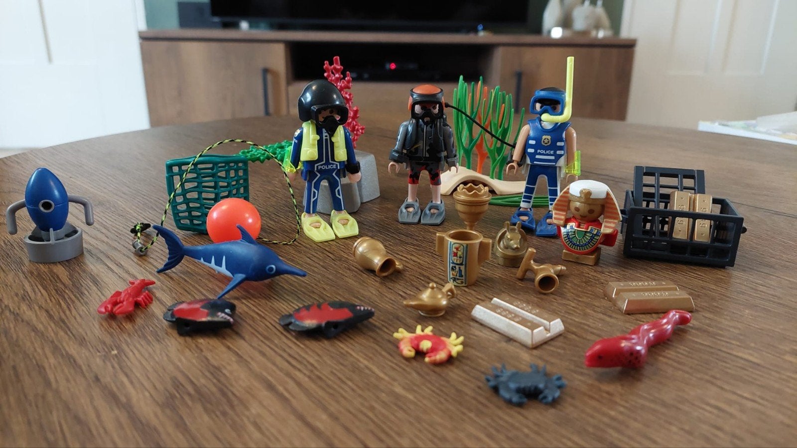 playmobil onderwater duiker setje, Ophalen