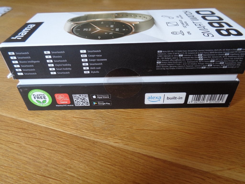 Gloednieuw HAMA smartwatch GPS., Stappen, Wit, Nieuw, Ophalen of Verzenden