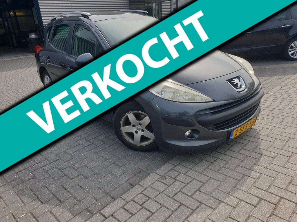Peugeot 207 SW 1.4 VTi X-line, Stof, Handgeschakeld, Grijs, Euro 4