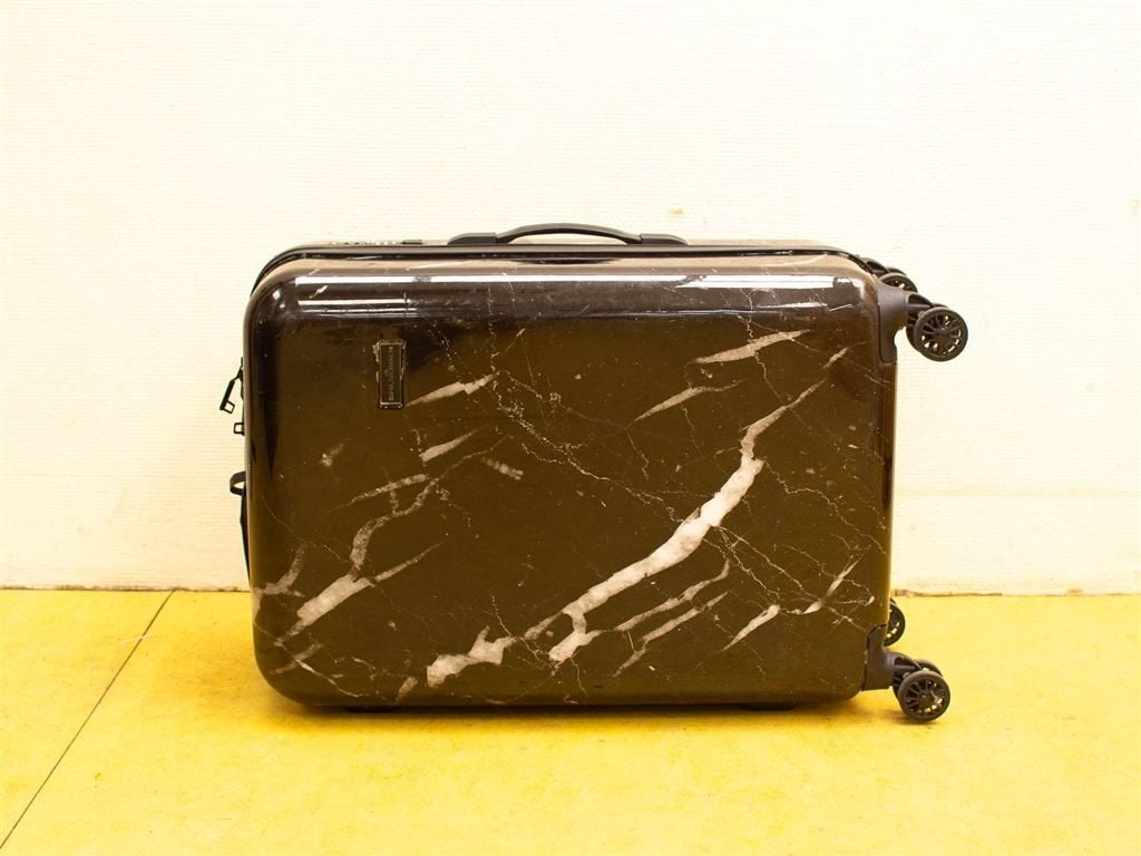 Spilbergen trolley/reiskoffer 33711, Wieltjes, 30 cm of meer, Gebruikt, Zwart