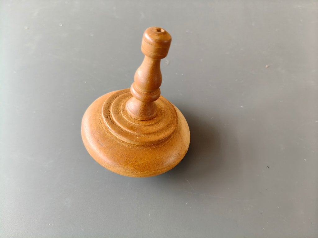 Houten tol, Antiek en Kunst, Ophalen of Verzenden