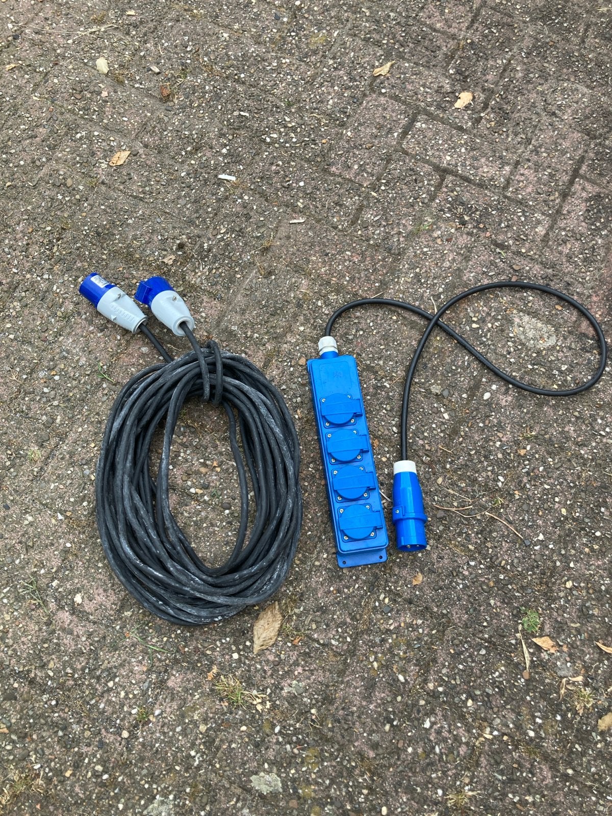 Gimec CEE verlengkabel 15 meter met stekkerdoos, Ophalen, Gebruikt, Overige merken, Kabel of Snoer