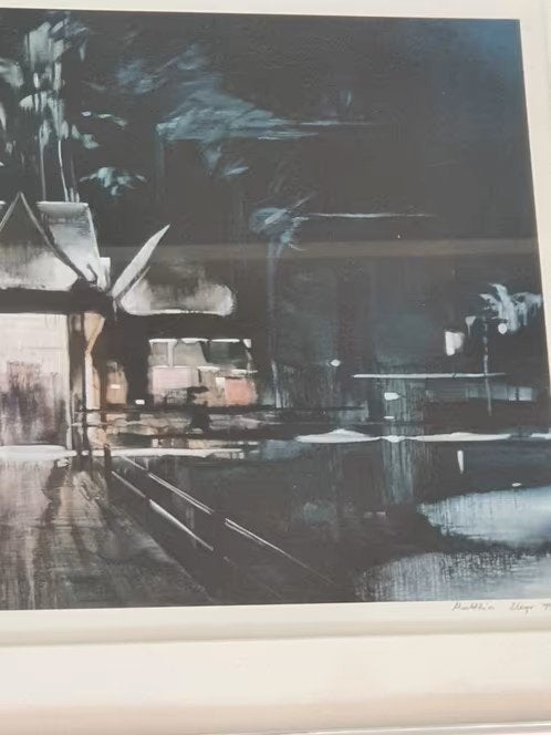 litho Matthias Meyer 1999 gesigneerd en genummerd 57 / 100, Antiek en Kunst, Ophalen