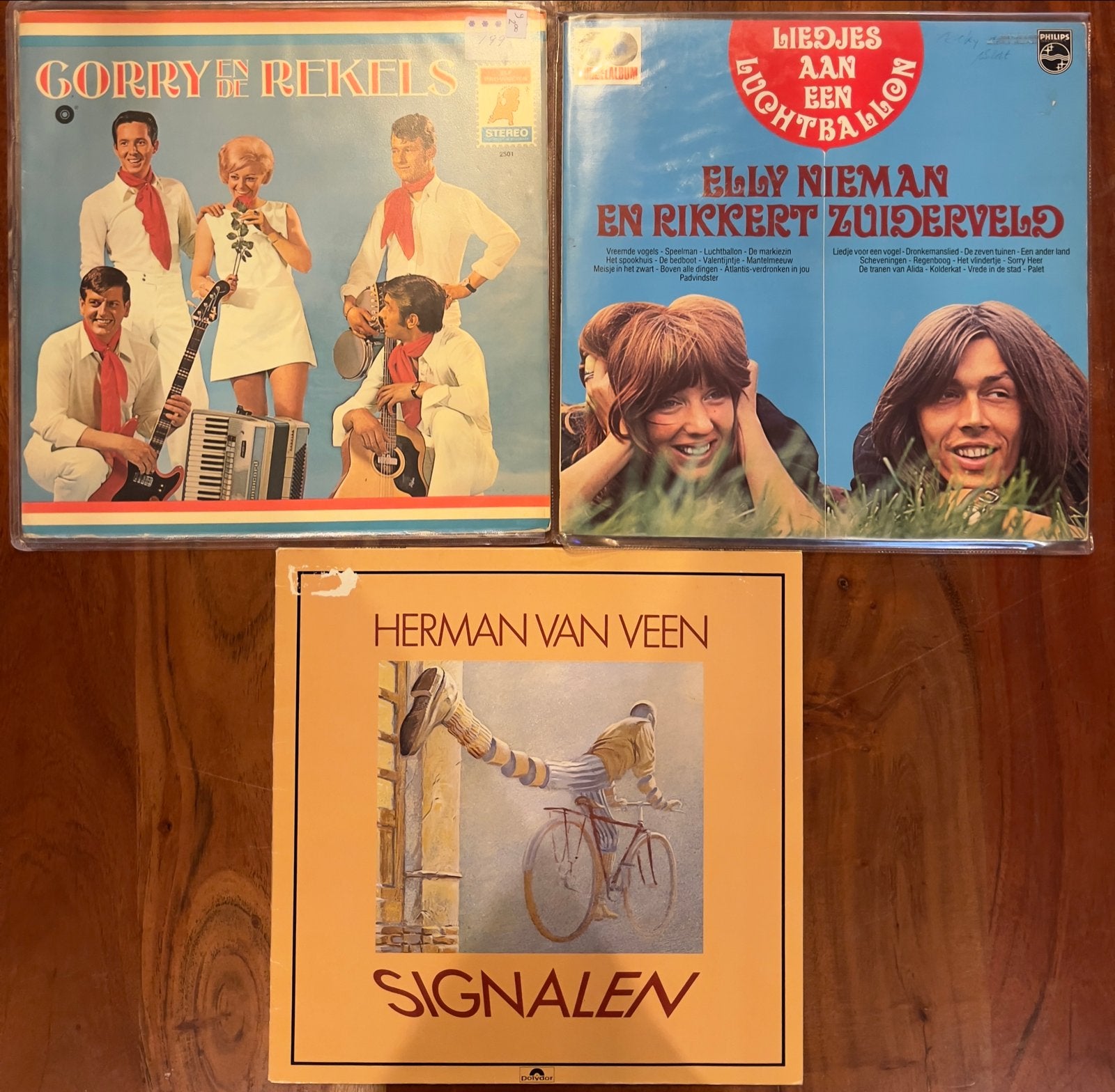 3 Gewilde LP's: corry en Rekels, Elly Nieman, Herman van Vee, Ophalen, LP, Originele persing, Zo goed als nieuw